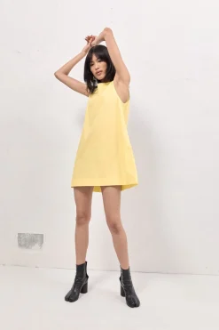 Tulli Mini Dress Lemon