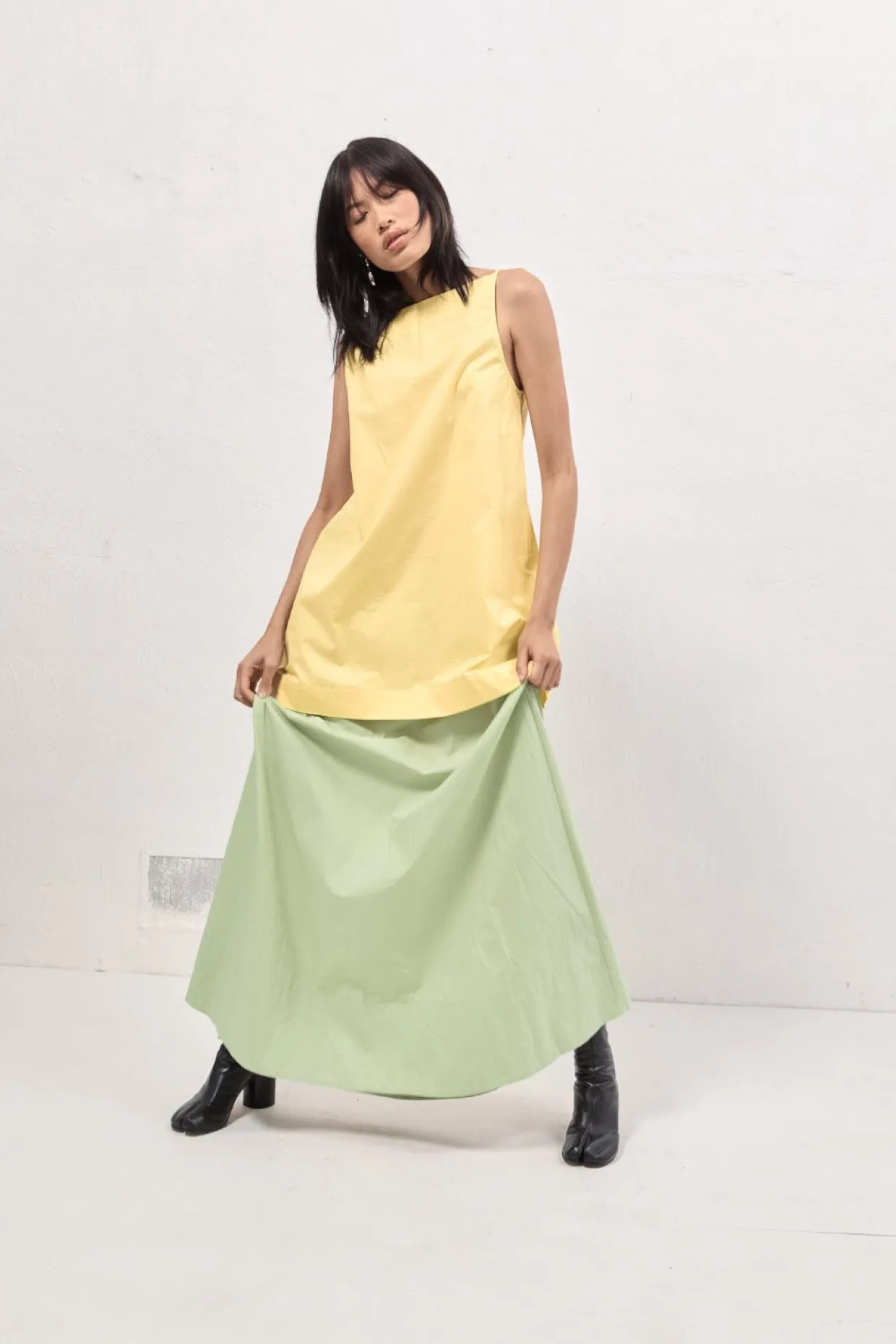 Tulli Mini Dress Lemon