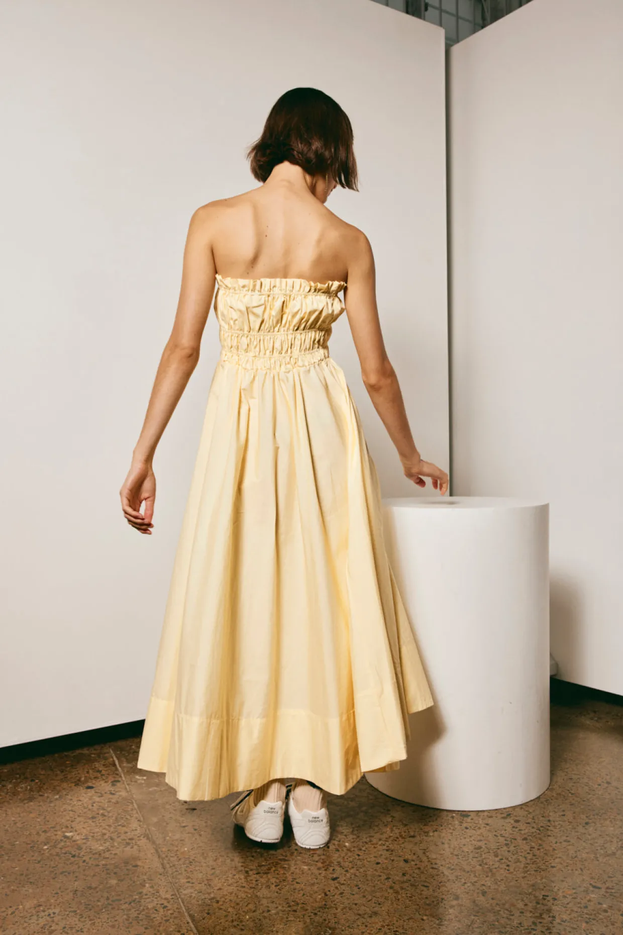 Vacanza Midi Dress Lemon