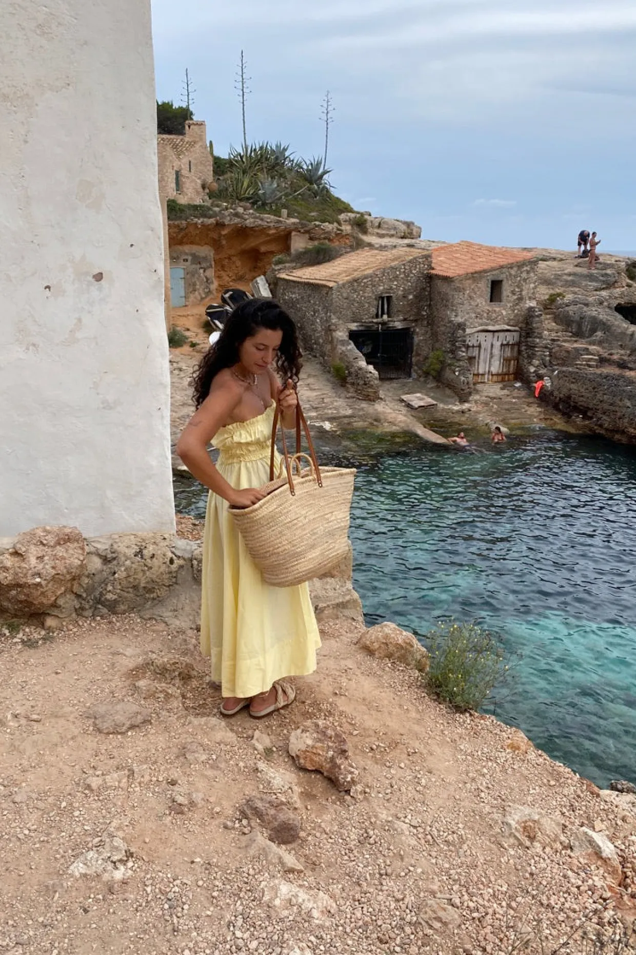 Vacanza Midi Dress Lemon