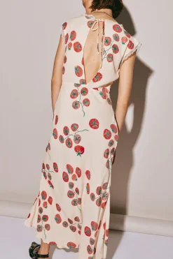 Vintage Lover Bias Cut Maxi Dress Roma