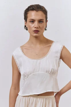 Zadie Top White