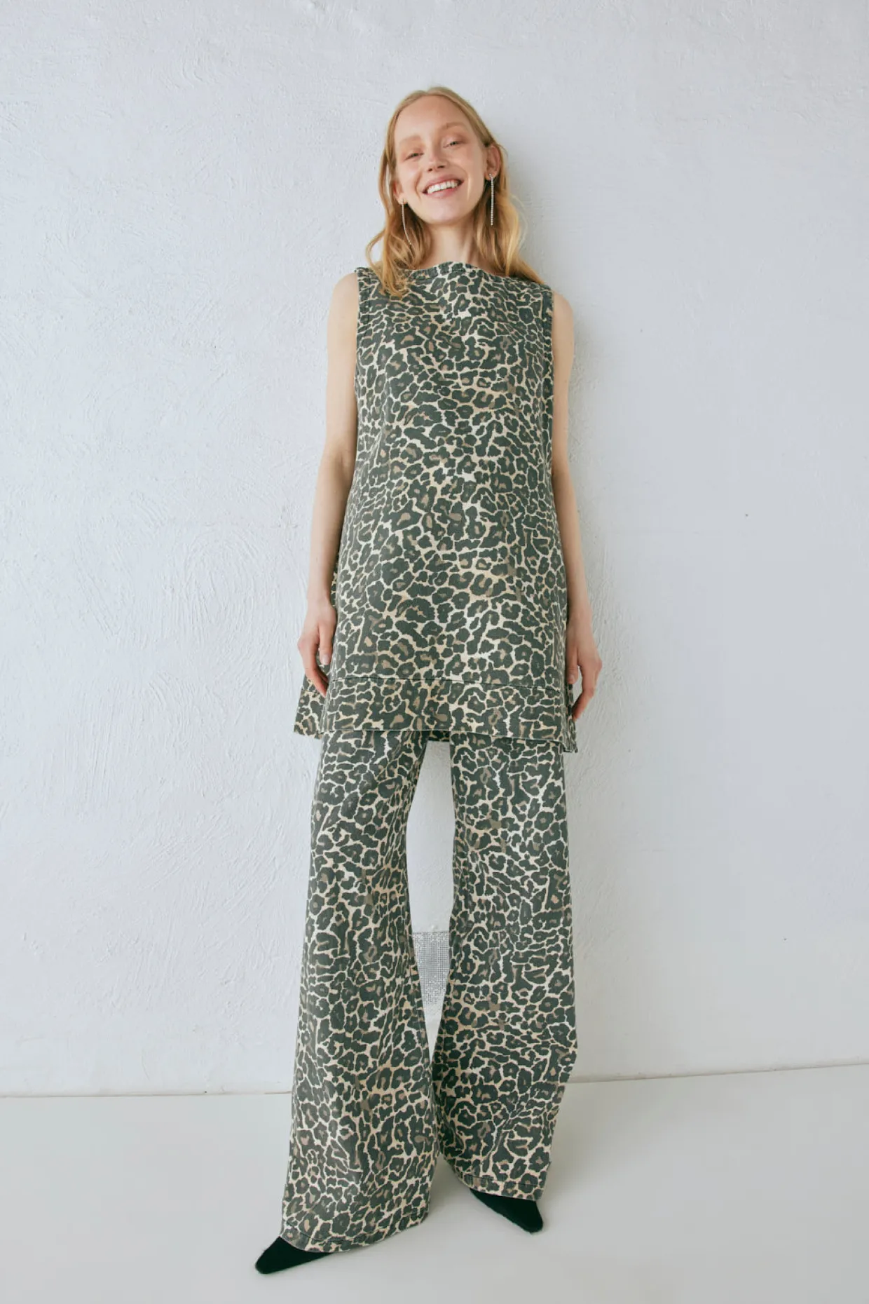 Zia Denim Jeans Leopard